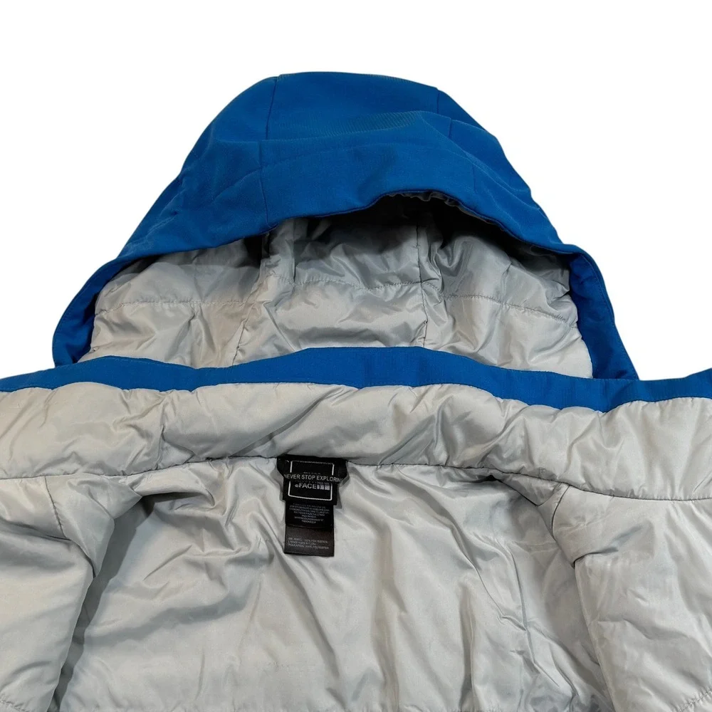 The North Face Mens Blue Apex Elevation Insulated Softshell Jacket Hooded Medium